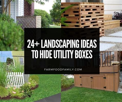 landscaping to hide electrical box|utility box screen.